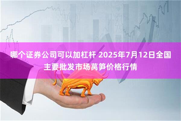 哪个证券公司可以加杠杆 2025年7月12日全国主要批发市场莴笋价格行情