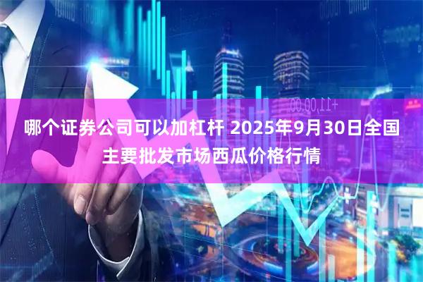 哪个证券公司可以加杠杆 2025年9月30日全国主要批发市场西瓜价格行情